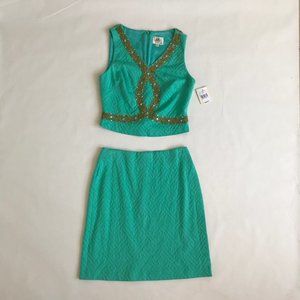 Two-Piece Set Milly of New York Skirt and Top